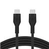 Câble Belkin BOOSTCHARGE PRO USB-C vers USB-C 2.0 de 3 pieds noir