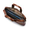 Serviette fine en cuir classique SAMSONITE de 15,6 po, couleur cognac
