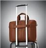 Serviette fine en cuir classique SAMSONITE de 15,6 po, couleur cognac