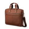 Serviette fine en cuir classique SAMSONITE de 15,6 po, couleur cognac