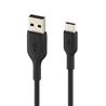 Câble Belkin USB-C vers USB-A (2 m / 6,6 pieds) (CAB001bt2MBK)